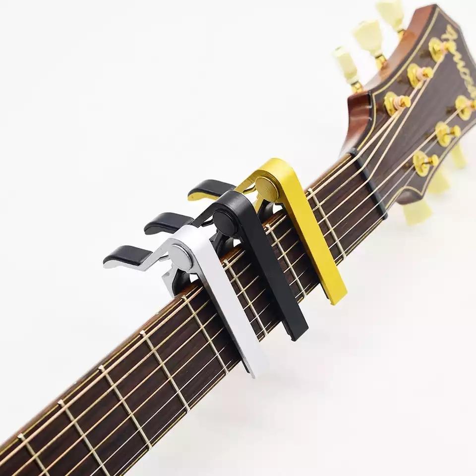 CAPO GUITAR CHẤT LIỆU KIM LOẠI MÀU TRẮNG