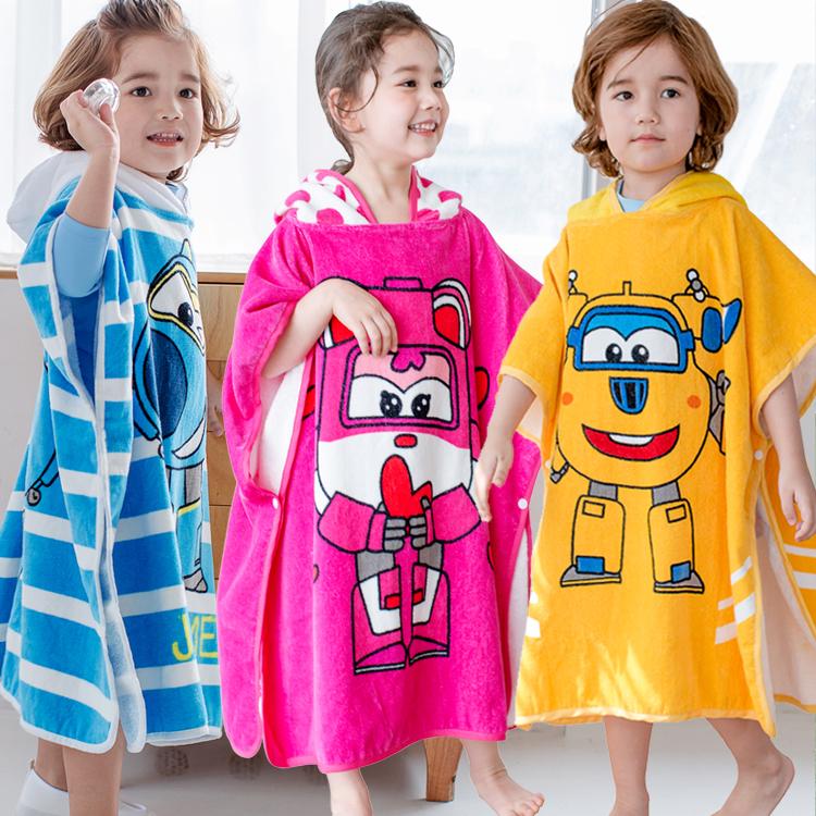 100% Cotton Liền Mũ Áo Choàng Tắm Khăn Tắm