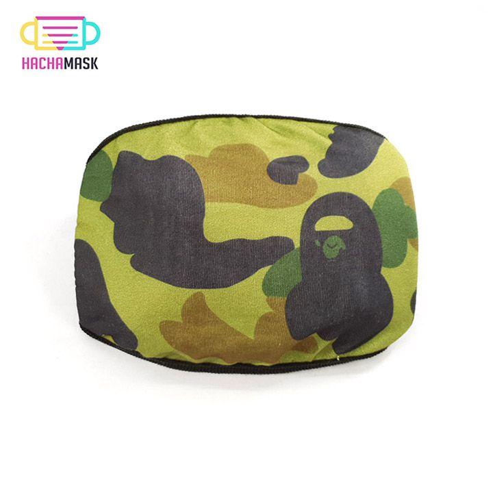 [HCM]Khẩu Trang Camo Bape - Mẫu Đầu Khỉ