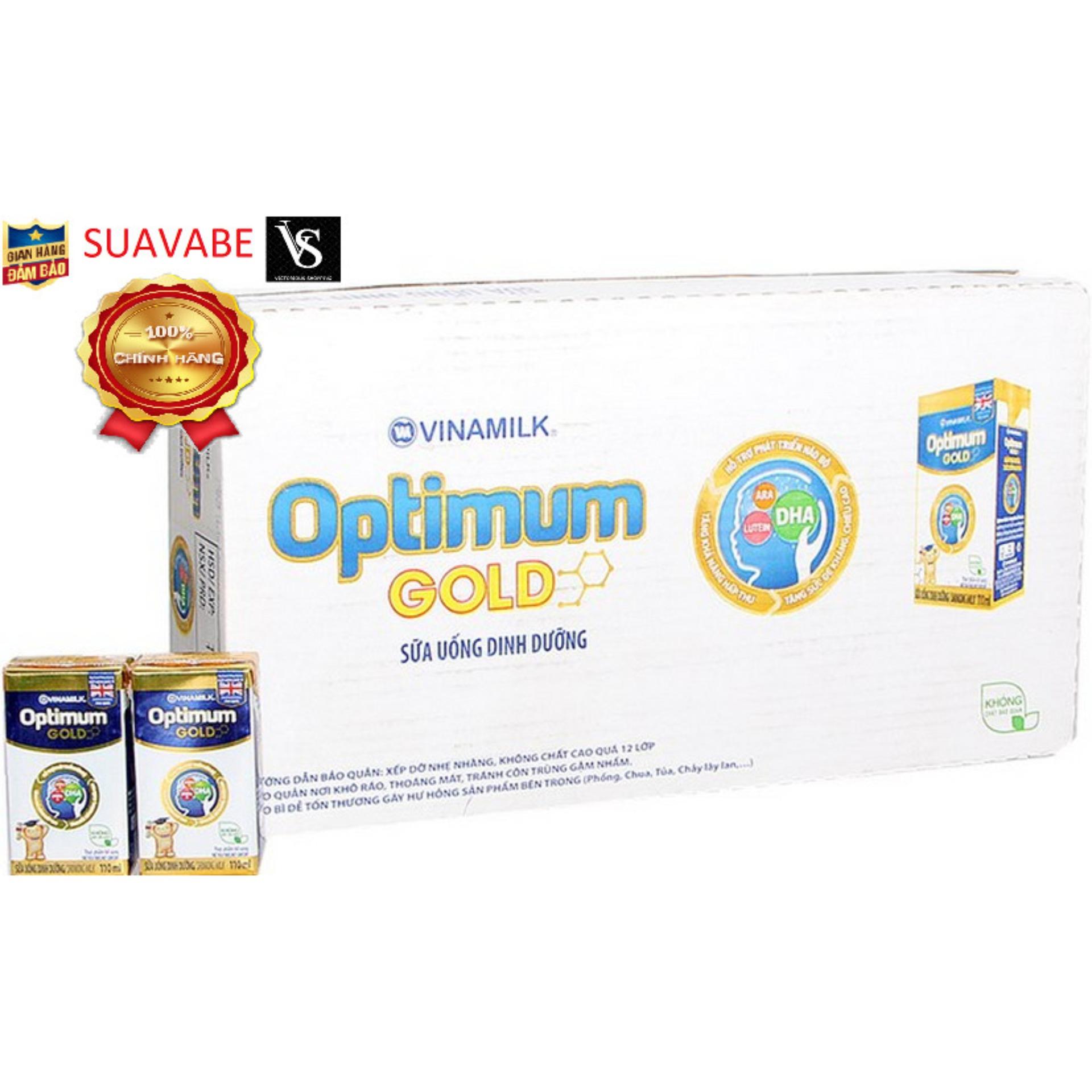Sữa uống dinh dưỡng Optimum Gold - Lốc 4 hộp x 110ml