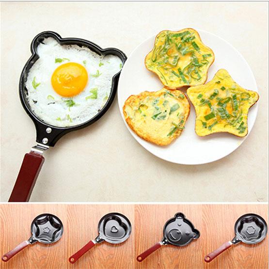 Bộ 2 Chảo Chiên Trứng Inox Chống Dính Nhiều Hình Dáng Ngộ Nghĩnh