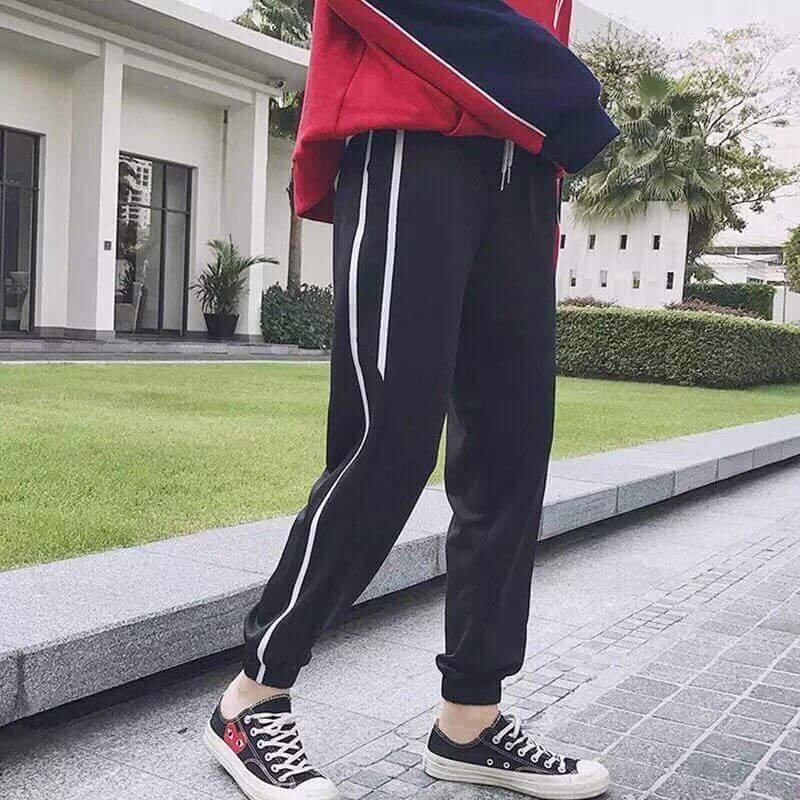 quần thể thao nam,nữ  phối sọc