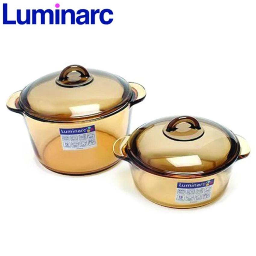 BỘ NỒI TT LUMINARC VITRO BLOOMING AMBERLINE 2L 3L - Xuất xứ Pháp