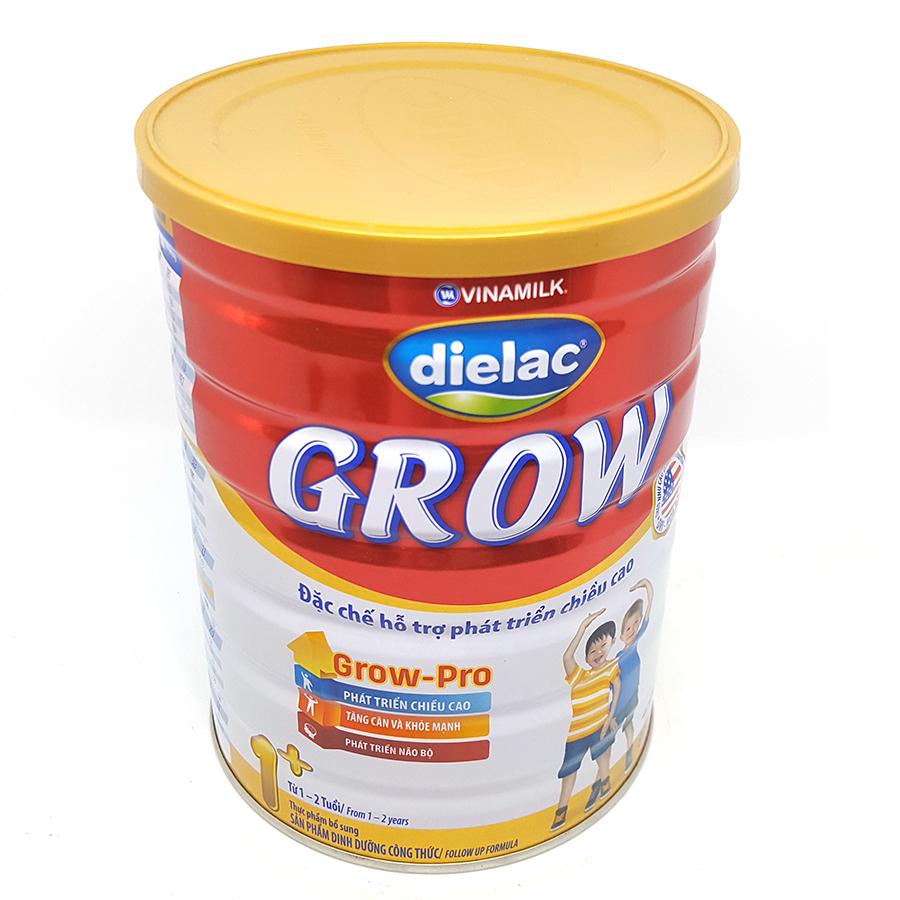 Sữa bột Vinamilk Dielac Grow 1+ Lon Đỏ 900g (dành cho bé từ 1 - 2 tuổi)