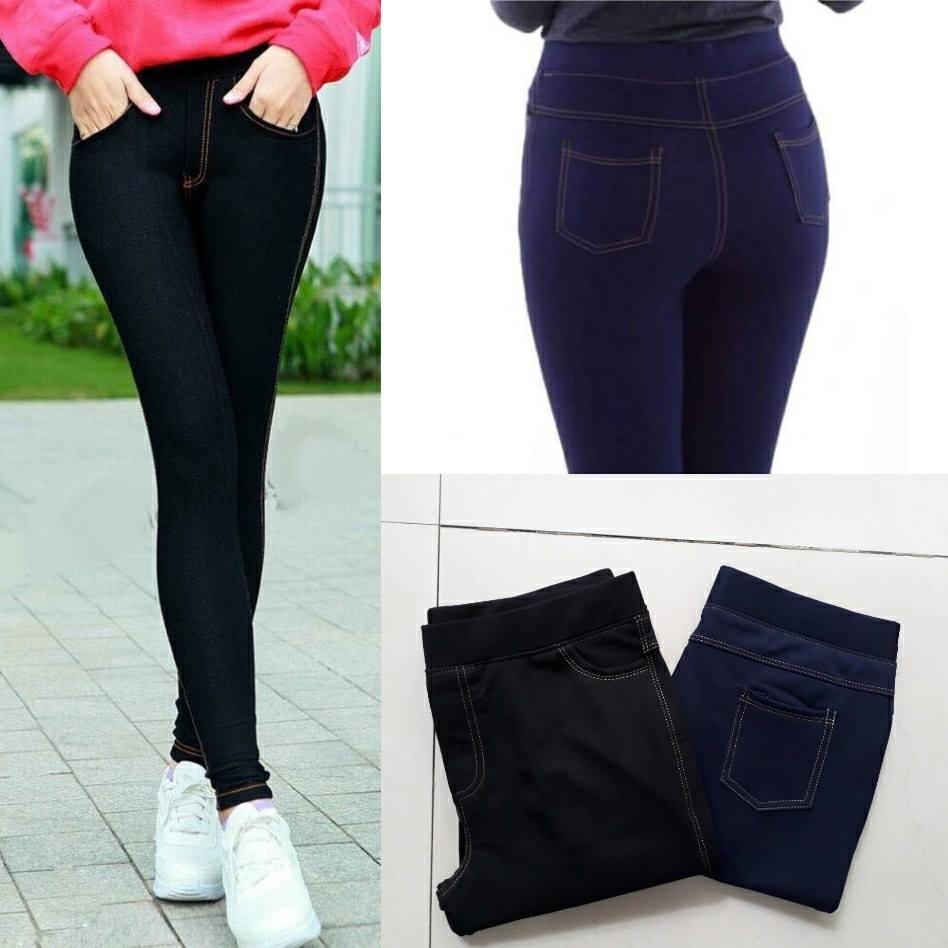 Quần Legging nữ, quần giả Jean Big Size có size 5XL cho bạn đến 80kg