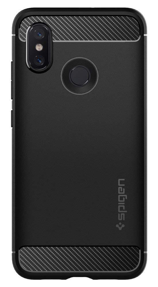 Ốp lưng hàng hiệu Spigen Rugged Armor cho Xiaomi Mi 8