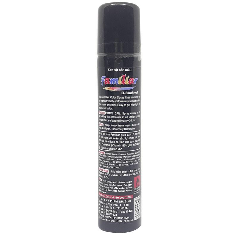 Keo xịt tóc màu Familiar 100ml