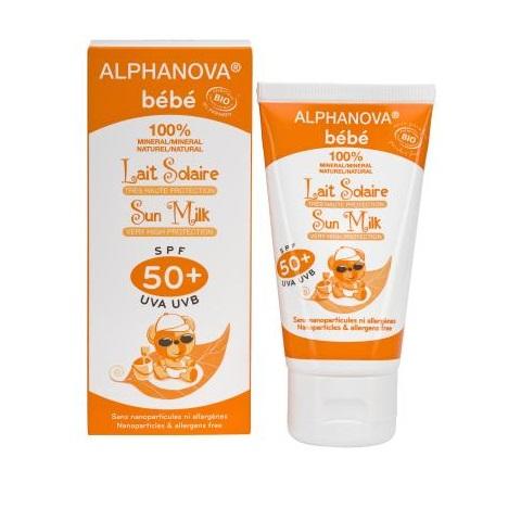 Kem chống nắng hữu cơ cho bé SPF50 tuýp 50ml