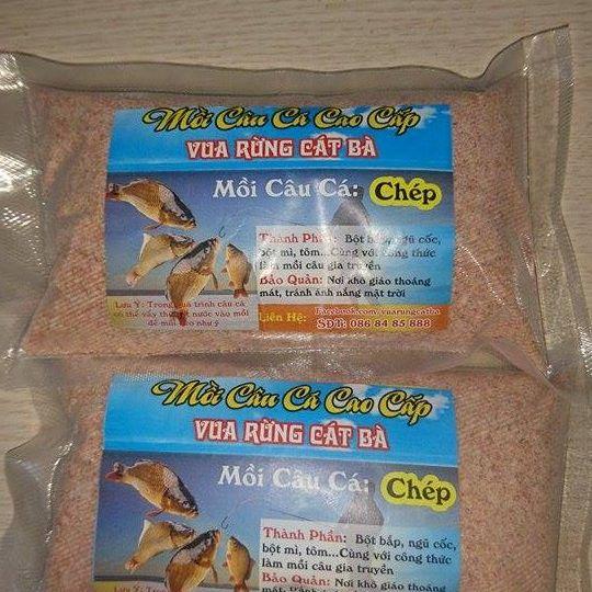 Mồi câu cá chép dạng viên - bột