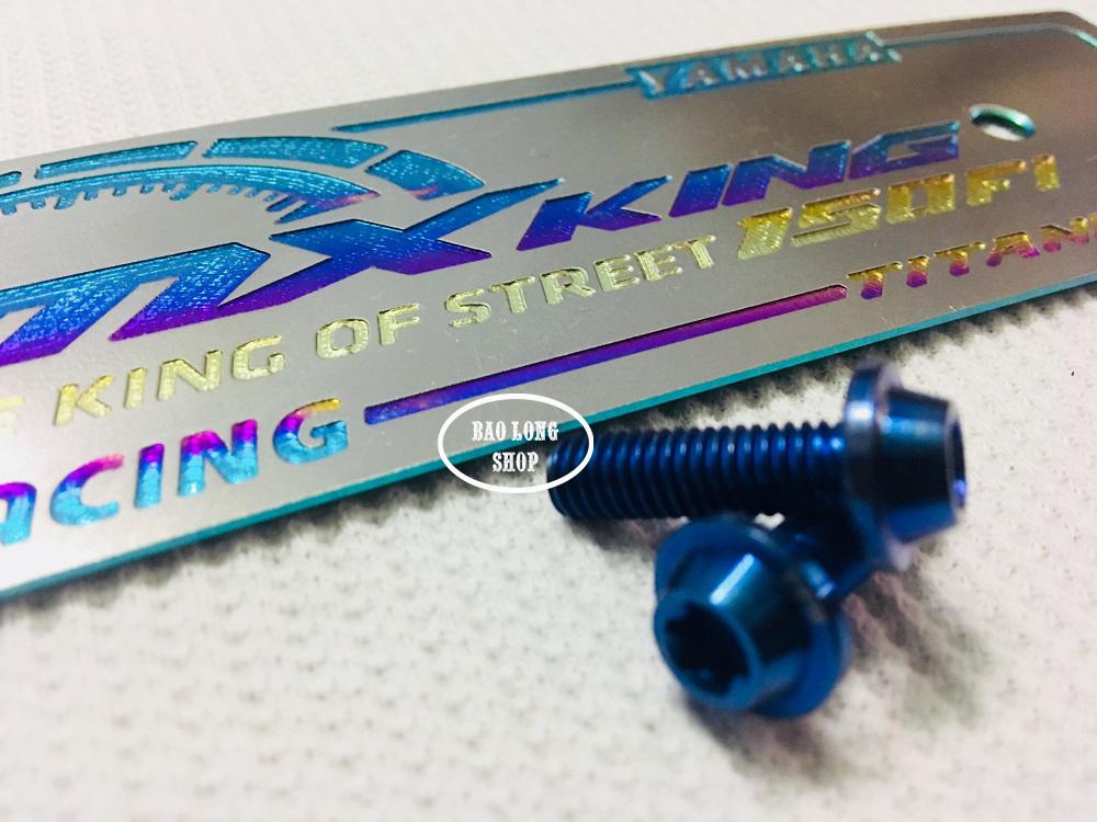 Bảng tên  MX King TITANIUM Xịn + 2 ốc Proti dành cho Exciter