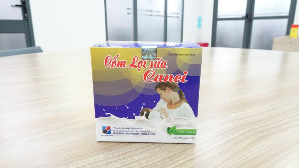Cốm lợi sữa Canci
