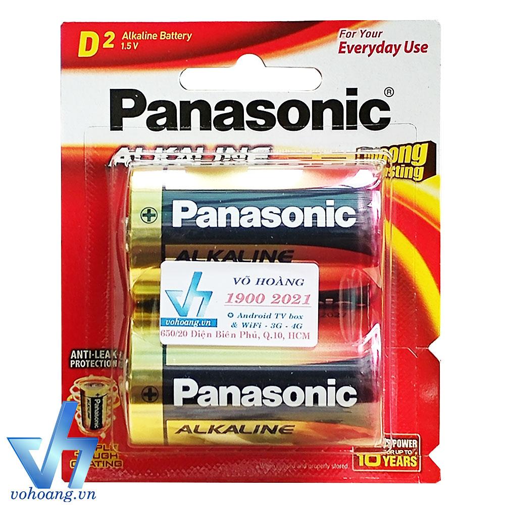 Vỉ 2 Pin Panasonic Alkaline D LR20T