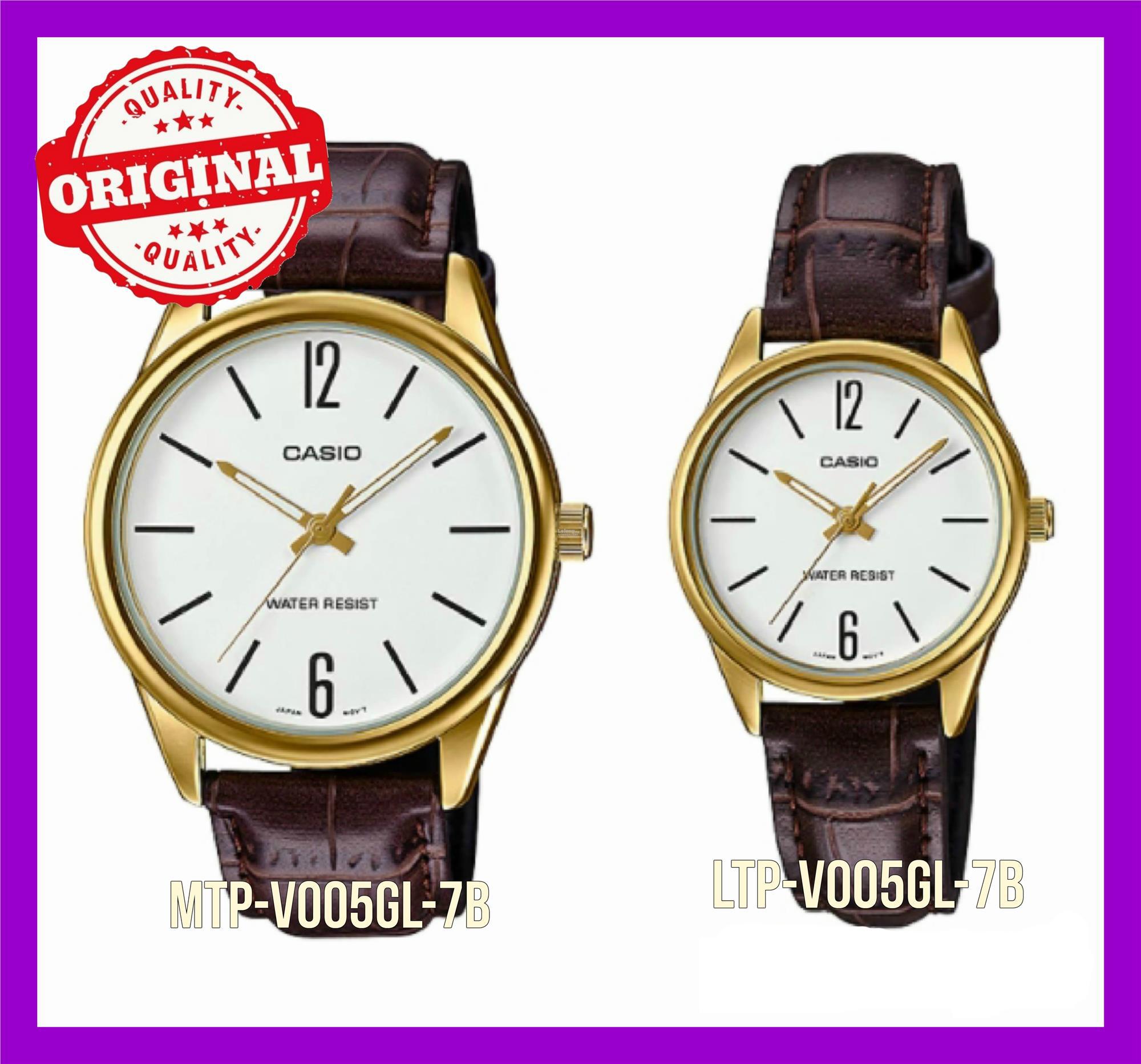 Đồng hồ nữ dây da Casio Anh Khuê LTP-V005GL-7BUDF