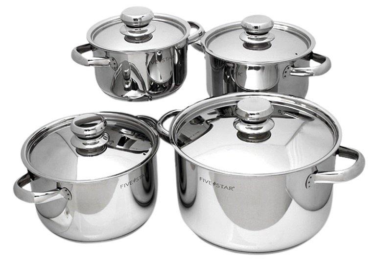Bộ 4 nồi inox cao cấp Karat Five Star FS08CK
