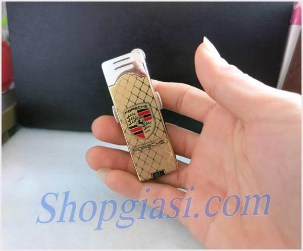 Bật Lửa Khò Rãnh Tay Logo -  Rồng có đèn pin
