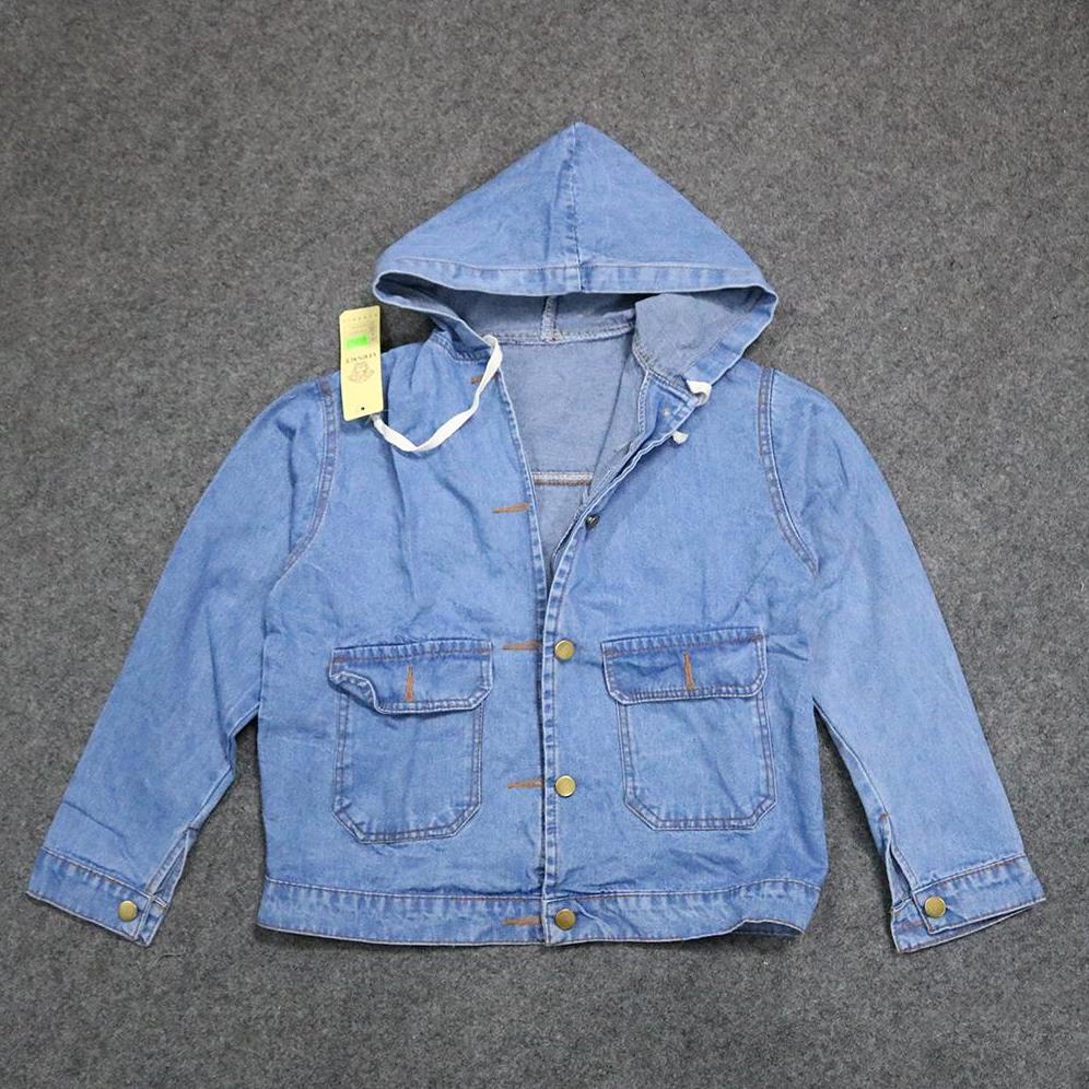 [HCM]Áo Khoác Jeans Nữ Có Nón Cao Cấp N5009-10