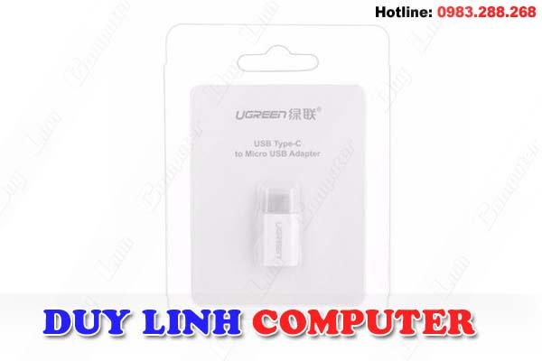 Đầu chuyển USB Type C sang Micro USB Ugreen 30154