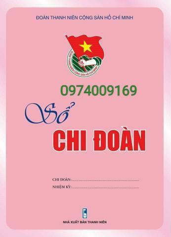Combo 50 quyển sổ chi đoàn mẫu mới ( màu hồng)