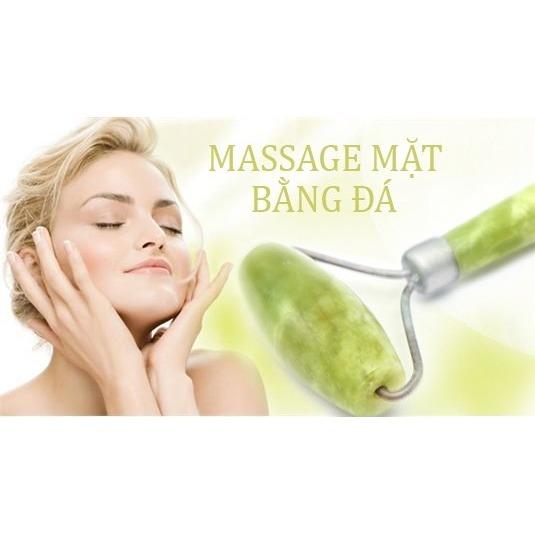 Cây lăn đá Cẩm thạch Massage mặt cao cấp
