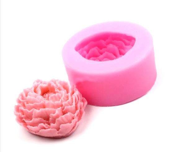 Khuôn rau câu silicon 3D Hoa Mẫu đơn đại