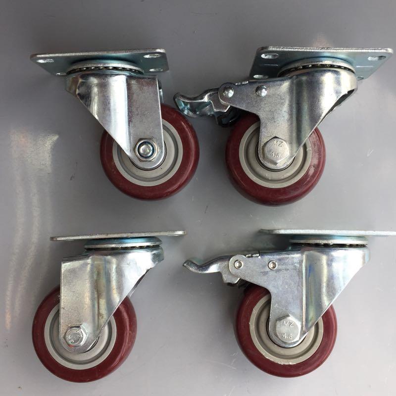 Bộ 4 bánh xe đẩy chịu tải trọng đường kính 70mm