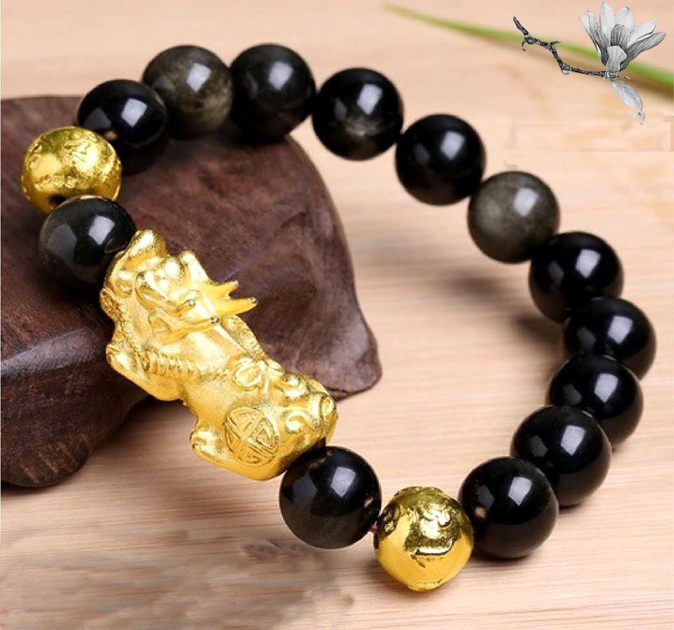 Vòng tay tỳ hưu phong thủy - biểu tượng của sự may mắn và sung túc.