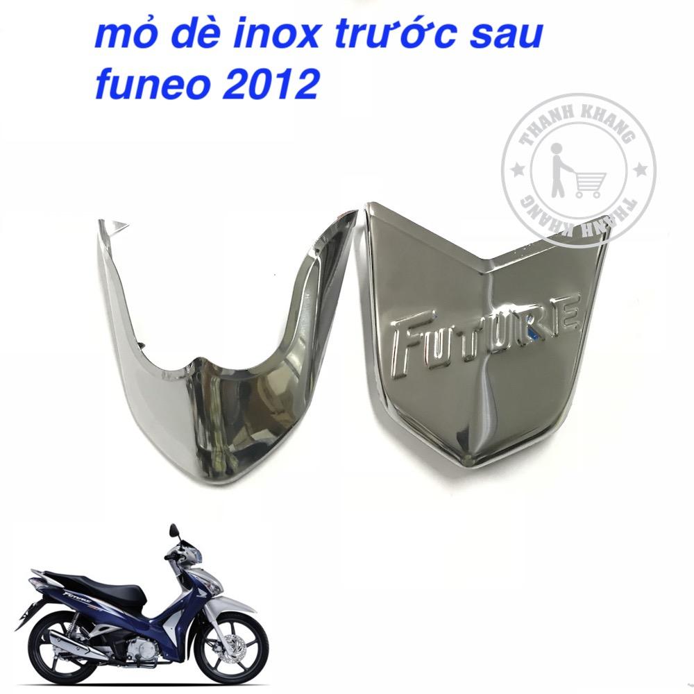 [HCM]Mỏ dè inox cao cấp trước sau xe Future Neo 2012 Thanh Khang 006000933 006000934 (Bạc)