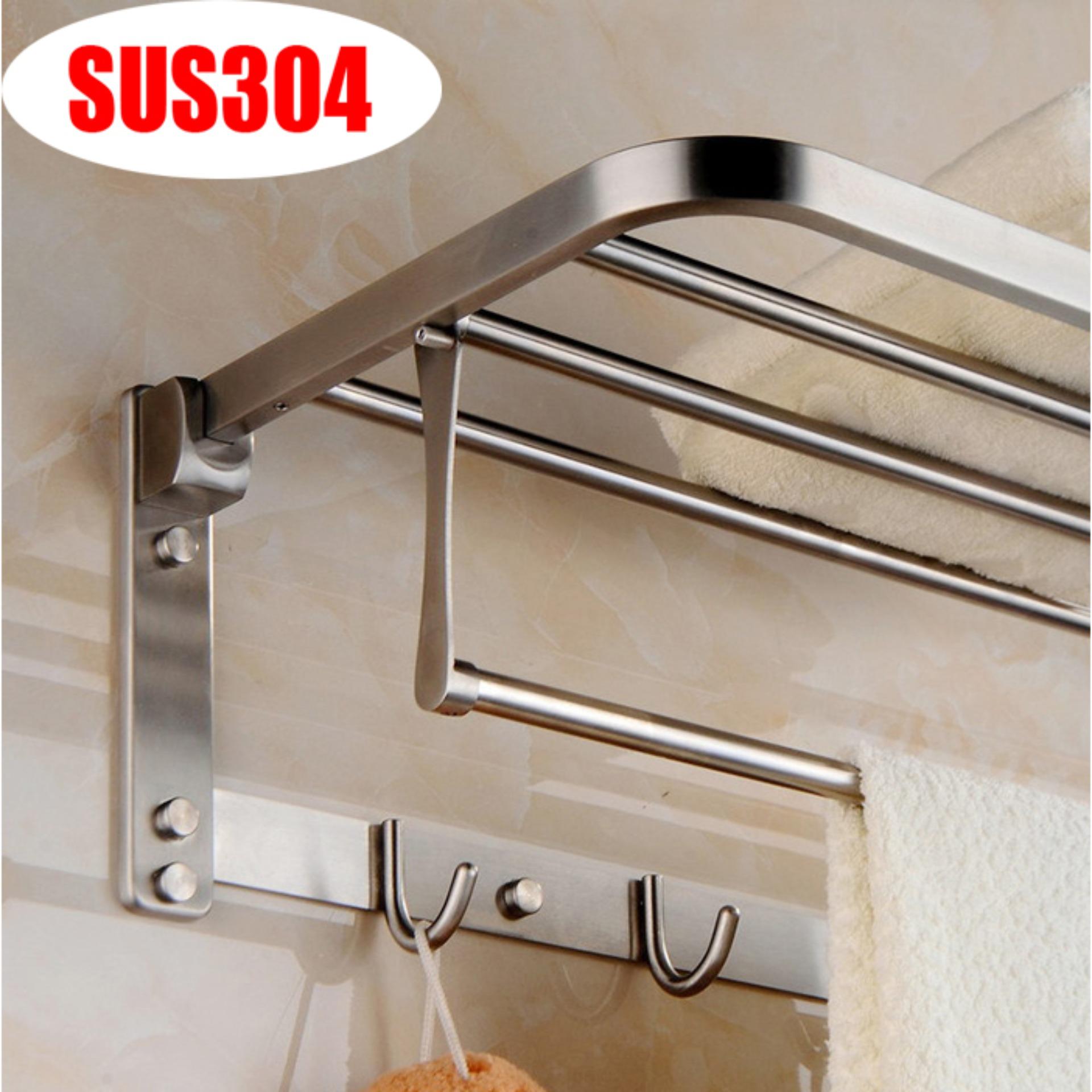 Giàn Vắt Khăn Gập Inox 304 9018