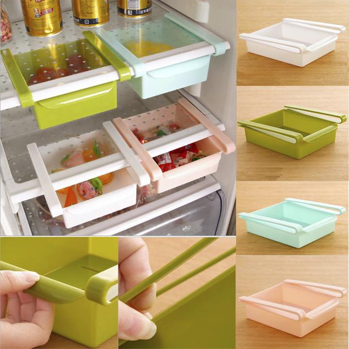Combo 4 Khay Tủ Lạnh Bảo Quản Thực Phẩm - Tận Dụng Không Gian