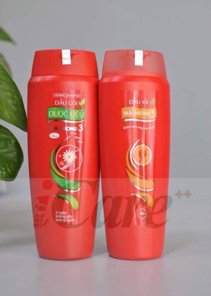 COMBO BỘ DẦU GỘI - XẢ DƯỢC LIỆU THÁI DƯƠNG 3 HƯƠNG HOA - ICARE