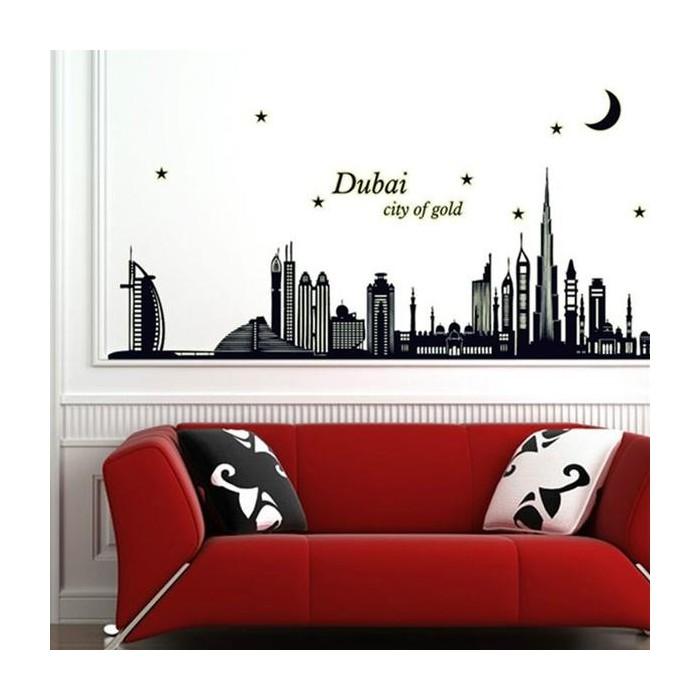 Decal Dạ Quang Phát Dáng Ban Đêm Dubai