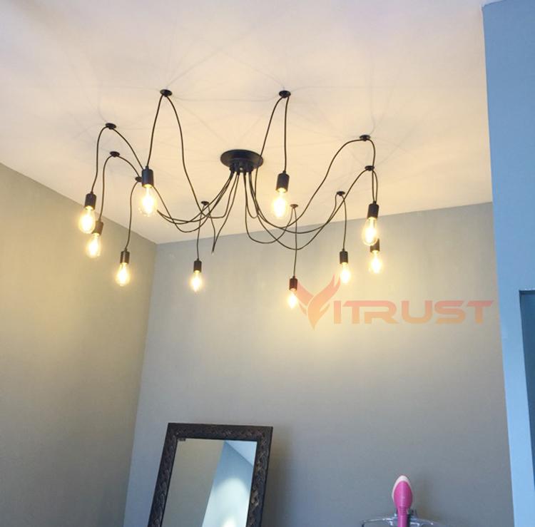 Đèn thả trần kiểu con nhện LL-5036 (8 Đui)- Chưa Bao Gồm Bóng