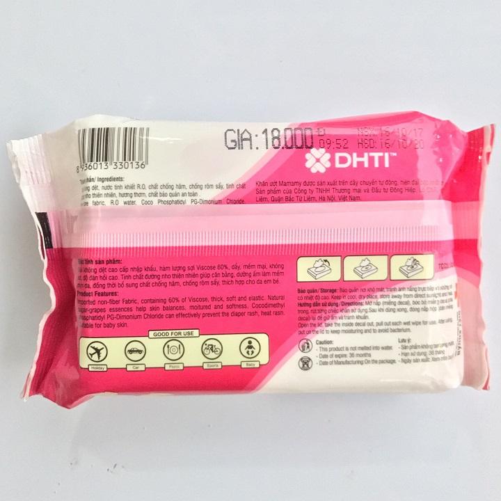 Khăn ướt Mamamy 30 tờ mùi thơm mát