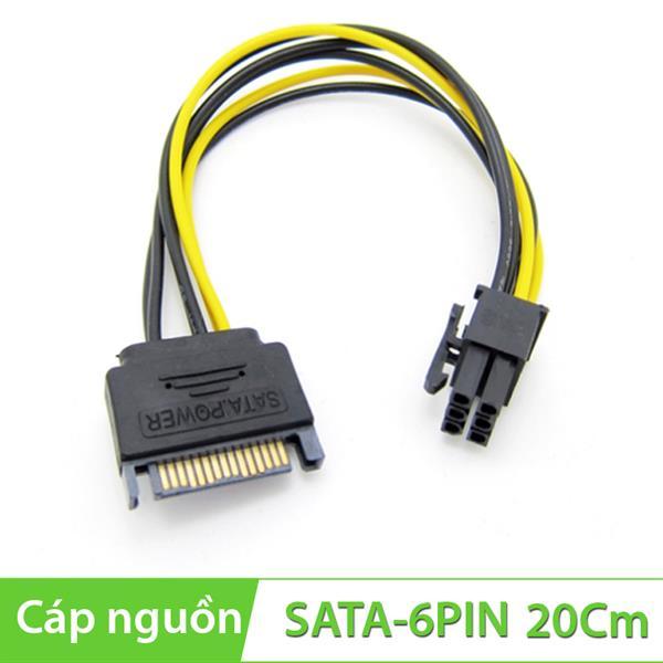 [HCM]Cáp chuyển đổi nguồn SATA sang IDE 6Pin