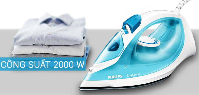 Bàn ủi hơi nước Philips GC1440/20 (Xanh)