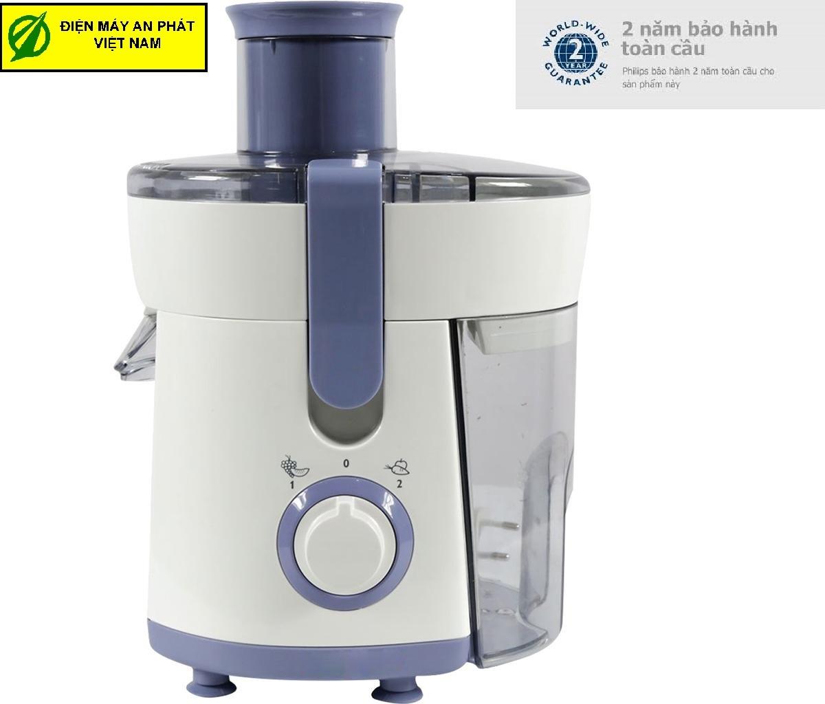 MÁY ÉP TRÁI CÂY PHILIPS HR1811 500ML (TRẮNG) - Hàng Công ty ( Bảo hành 2 năm trên toàn quốc)