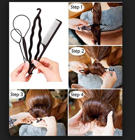 Bộ 4 dụng cụ tạo kiểu tóc đa năng