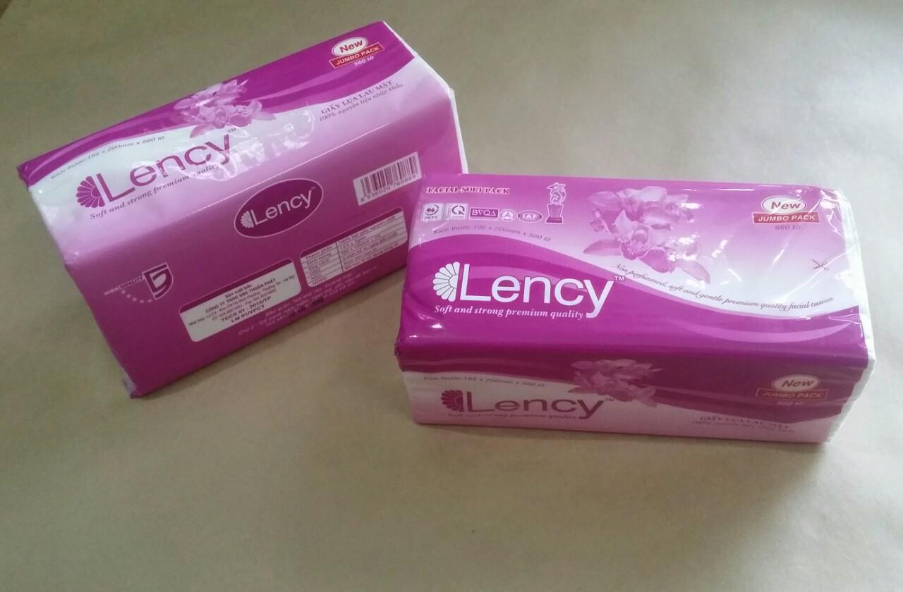 Khăn giấy lụa Lency 180 tờ ( 3 lớp )