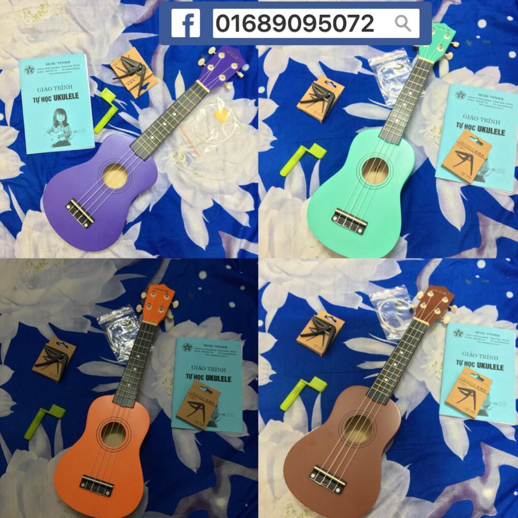 ĐÀN UKULELE SOPRANO ANDREW FULL MÀU ( TẶNG KÈM PHỤ KIỆN )