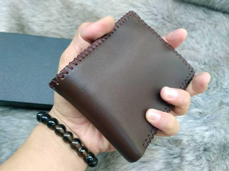 [HCM]Ví Da Bò 100% Khắc Thư Pháp Tình Cha
