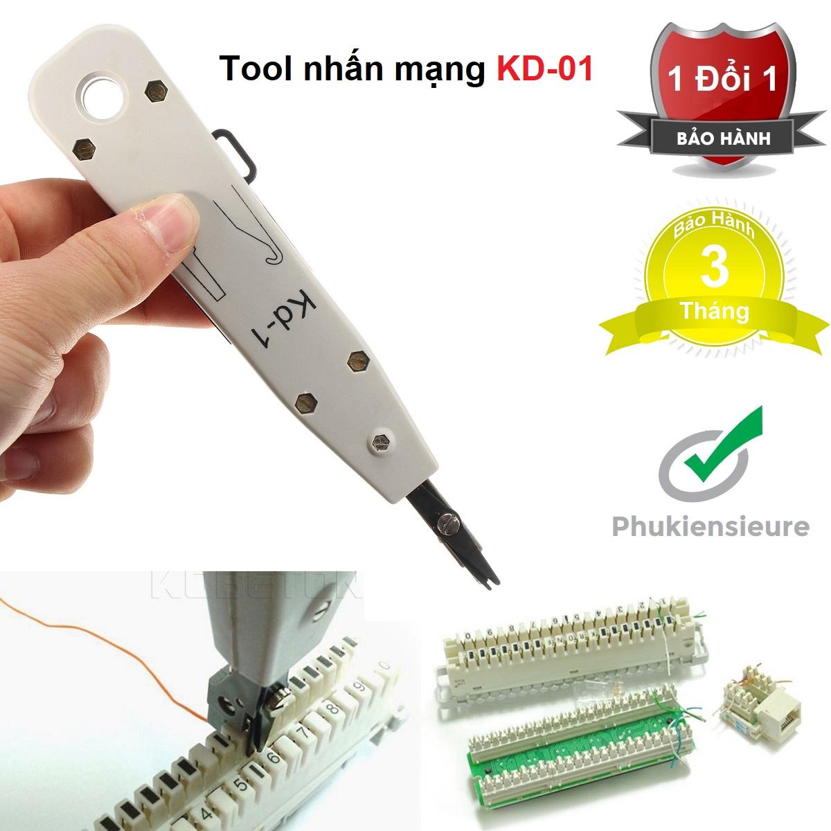 Tool nhấn mạng KD-01 chất lượng cao (trắng)