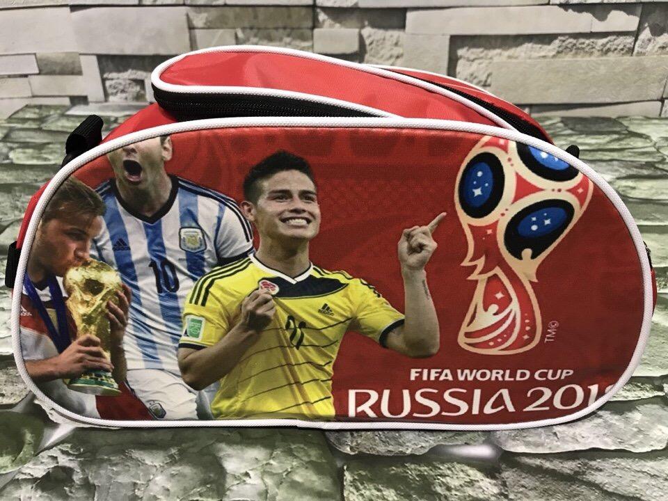 Túi đựng giày thể thao 2 ngăn 3D World Cup