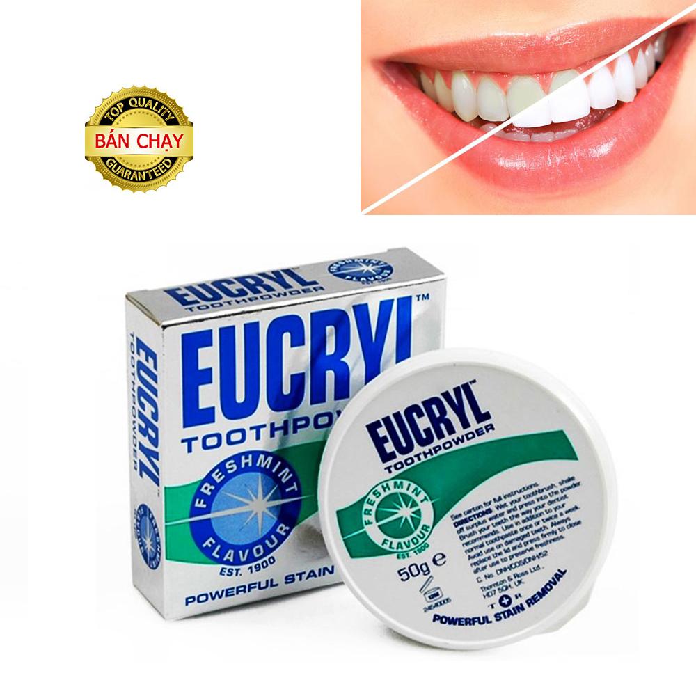 Bột Trắng Răng EUCRYL 50g [ hàng nhập khẩu ]