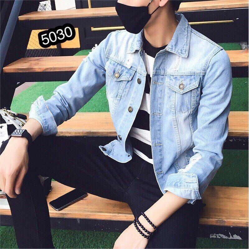 Áo khoác jean nam cao cấp