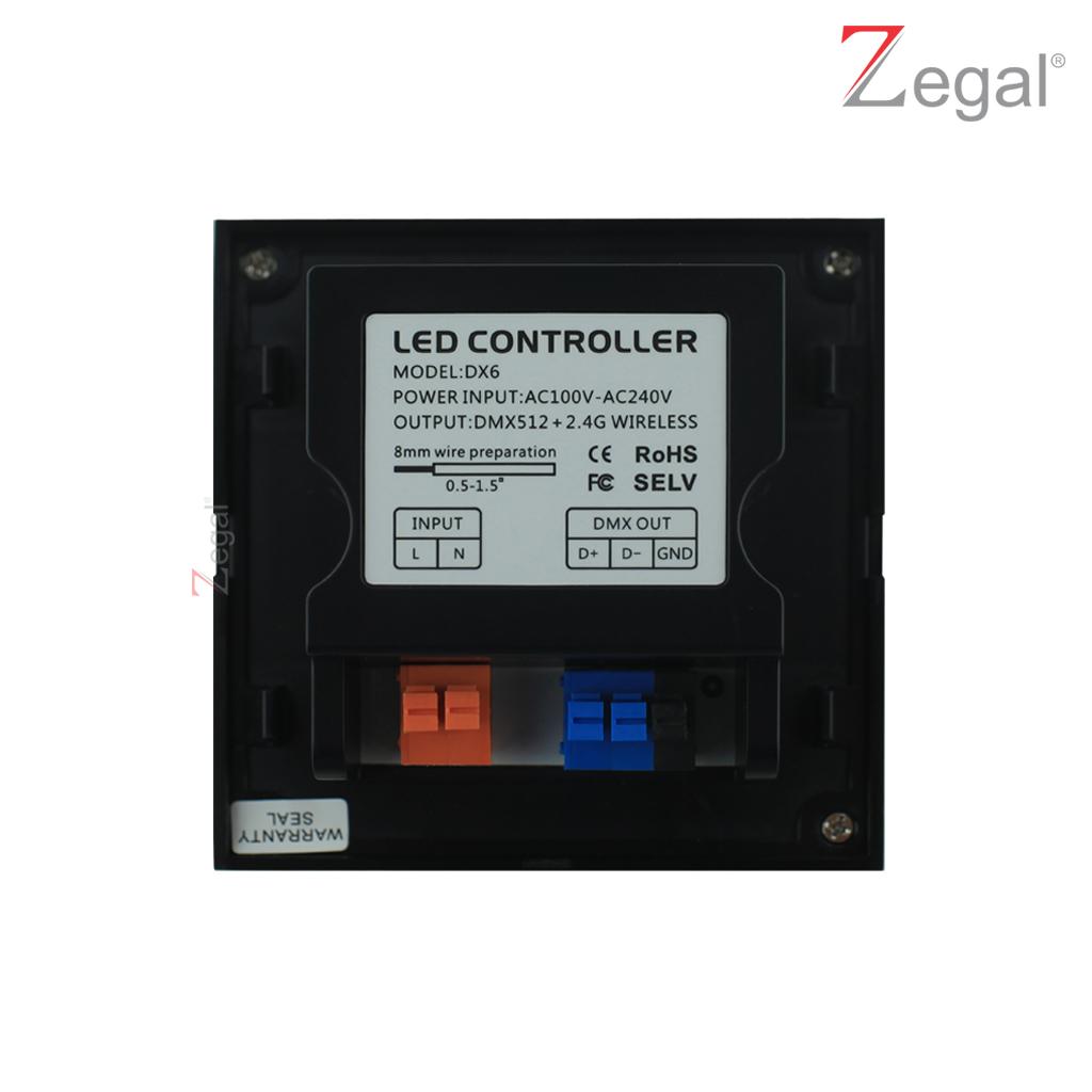 Điều khiển đèn LED Ltech DX1 – DX Series Touch Panel Controller DX6