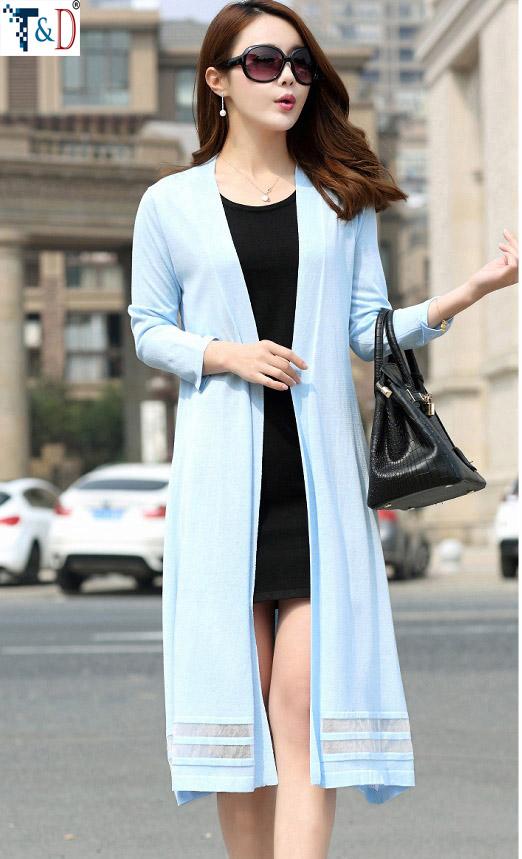 [HCM]ÁO KHOÁC NỮ FORM DÀI PHỐI REN LƯỚI THỜI TRANG NHIỀU MÀU