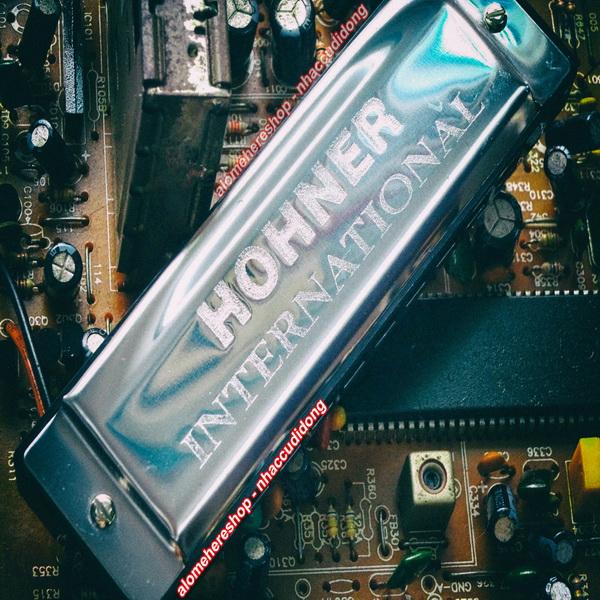 Kèn harmonica diatonic Hohner Silver Star key C (Bạc)