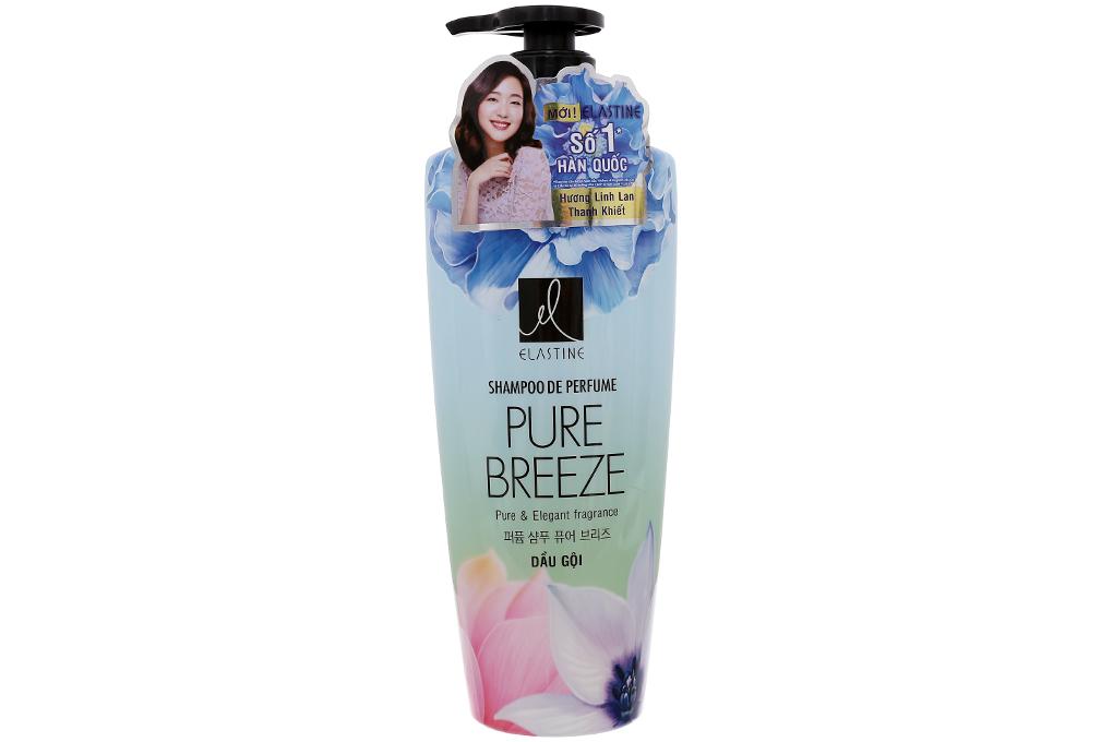Dầu gội dưỡng tóc hương nước hoa Double Rich Elastine Pure Breeze 600ml
