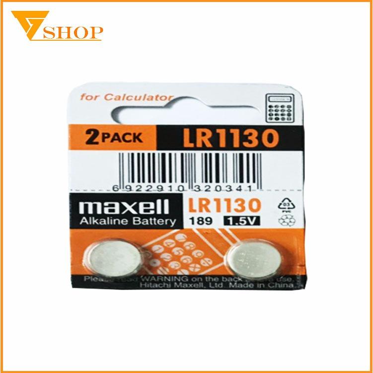 4 viên Pin LR1130 Maxell Alkaline 1.5 V
