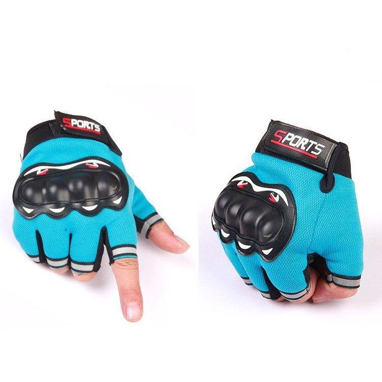 Găng tay/bao tay hở ngón đi phượt có gù bảo hộ